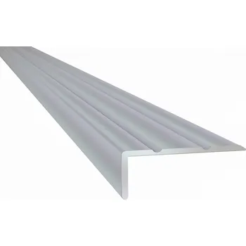 BUKOMA Podlahová lišta L - profil samolepicí 25 x 10 mm Barva a délka: Elox stříbrná, 90 cm