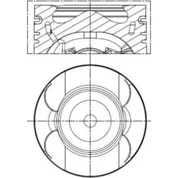 Motor automobilu Píst MAHLE 001 PI 00189 001