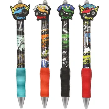 COLORINO gelové gumovací pero, 4ks Auta