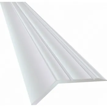 Podlahová lišta BUKOMA Ukončovací lišta nájezd samolepící, 8 mm Barva a délka: Elox stříbro, 0,9 m