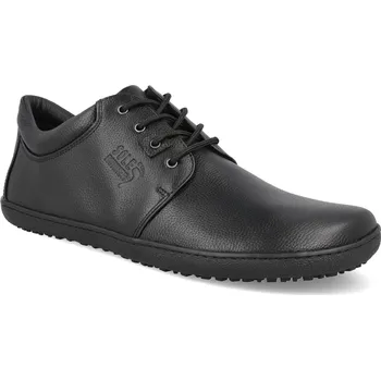 Dámské tenisky Barefoot pánské polobotky Sole Runner - Metis 2 leather black černé Velikost: 43