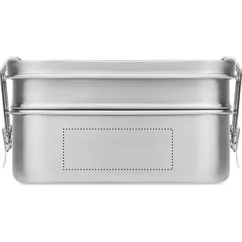 Jídlonosič Obědový nerezový box 40 SIDE 1, 30x80mm Laserové gravírování, 1 barva