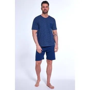 Pánské pyžamo Pánské pyžamo Cornette Lagoon - bavlna Modrá XL