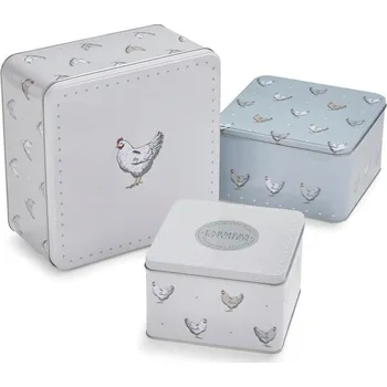 Dóza na potraviny Ocelové dózy v sadě 3 ks na sušenky Farmers Kitchen – Cooksmart ® ID_1024444