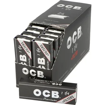 Cigaretové papírky OCB PREMIUM 1 1/4+Filters