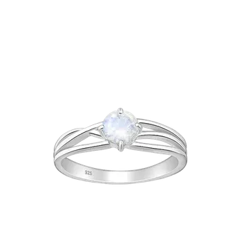 Prsten FAIRY stříbrný prsten s měsíčním kamenem Velikost prstenu: 7 (54/55)