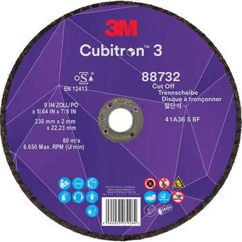 Řezný kotouč 3M Cubitron 3 88732 230 mm