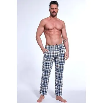Pánské pyžamo Pánské pyžamové kalhoty Cornette 691/59 - bavlna Modrá L
