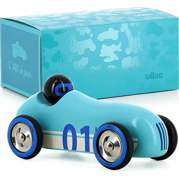 autíčko Vilac Dřevěné auto Old Sport Compet - tyrkysová