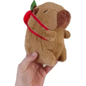 plyšák Plyšová hračka Kapybara s jablíčkem
