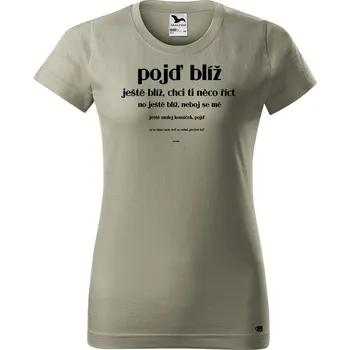 Dámské tričko s potiskem Nečum Barva trička: Světlá khaki - 28, Velikost: 2XL