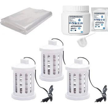 Kosmetická sada Refill Kit3 Hydrosana – kompletní detoxikační sada (3x cívka, aktivní sůl 500g, fólie)