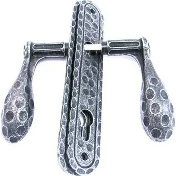 Dveřní kování Kování RUSTIKO - KOMAZ K912 90 mm VL/klika/klika