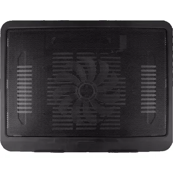 DeTech Chladící podložka 14" USB - černá