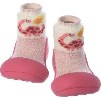 Capáčky ATTIPAS ATTIPAS Botičky Dinosaur A18D Fuchsia L vel.21,5, 116-125 mm