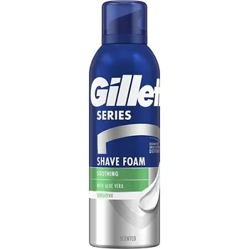 Zklidňující pěna na holení Series Sensitive Aloe Vera (Soothing Shave Foam) Gillette - 200 ml + záruka na vrácení do 100 dnů