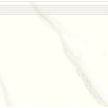 Dlažba Cava - schodovka rektifikovaná 59,8x59,7 bílá matná, tl. 9 mm DCP62830