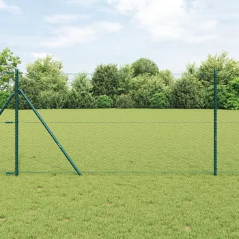 Plot OMAXI Šestiboký plot šedý Zelená 1 x 100 m Ocel 944443