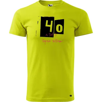 Pánské oblečení Pánské narozeninové tričko s potiskem roztočím to Velikost: M, Barva trička: Limetková