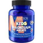 Natios Health s.r.o., Trocnovská 1088/2a, 702 00 Ostrava NATIOS Kids Magnesium Malate, 250 mg, 180 jahodových cucacích tabletek