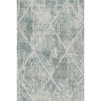 Koberec Agnella Kusový koberec Lush Triko Perla Moderní Geometrický modrý šedý Rozměr: 133x195 cm