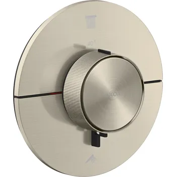 Vodovodní baterie Axor ShowerSelect ID - Termostatická baterie pod omítku pro 2 spotřebiče, kartáčovaný nikl 36750820