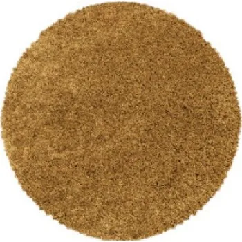 Ayyildiz Kusový koberec Sydney Shaggy 3000 gold kruh Rozměry koberců: 120x120 (průměr) kruh