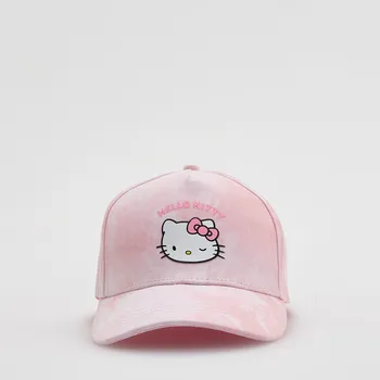 Čepice Reserved - Čepice s kšiltem Hello Kitty - pastelově růžová - 062EH-03X - 062EH-03X-9Y1