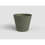 Květináč Porto, na orchidej, 15 cm, plast, zelená