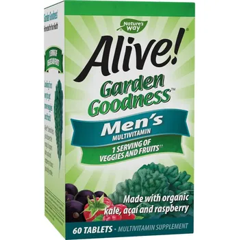 Fitness strava Nature's Way Alive! Garden Goodness for Men 60 tablet