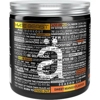 Anabolizér Nanosupps Näno Supps Hype Beast 320 g Příchuť: Sweet Mango
