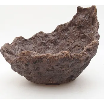 Květináč Keramická Skořápka 18 x 17,5 x 16 cm hnědá