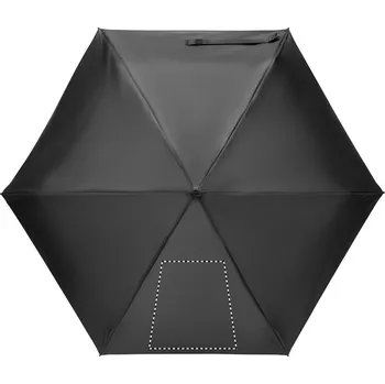 Deštník 19palcový skládací deštník 5 SEGMENT 1, 210x210mm Sítotisk, 1 barva