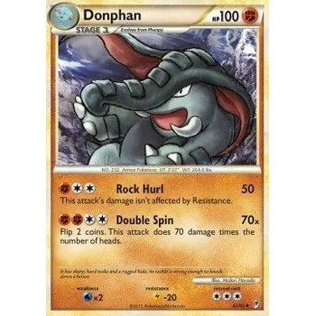 Karetní hra Pokémon CL 042/095 Donphan - Call of Legends Stav: Good, Verze: NORMAL