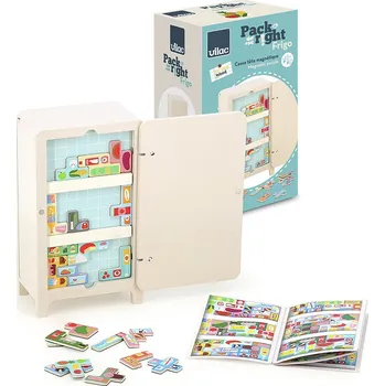 magnetka pro dítě Vilac Dřevěná magnetická hra - Ulož to správně!