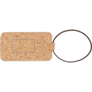 Příslušenství k zavazadlu Korková visačka na zavazadla 5 BACK, 30x50mm Sítotisk, 1 barva