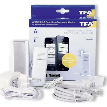 Autobaterie TFA Startovací sada WeatherHub Velikost balení: bez Termo-hygro vysílače