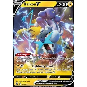 Karetní hra Pokémon BRS 048/172 Raikou V - Brilliant Stars