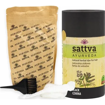 Barva na vlasy Henna na vlasy - černá, Sattva
