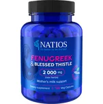 Natios Health s.r.o., Trocnovská 1088/2a, 702 00 Ostrava NATIOS Fenugreek & Blessed Thistle Extract, Pískavice & Benedikt, 2000 mg, 120 veg. kapslí