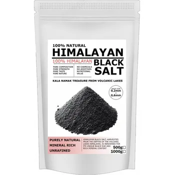 Kuchyňská sůl ZdravyNákup - Černá himalájská sůl Kala Namak, 0,2-0,6 mm, 1 kg