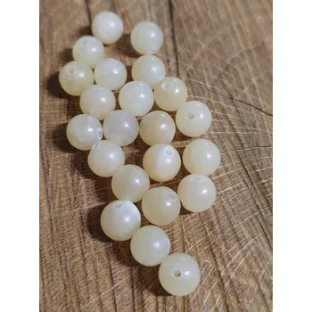 Korálek Minerální korálky Jadeit žlutý Ø8 mm