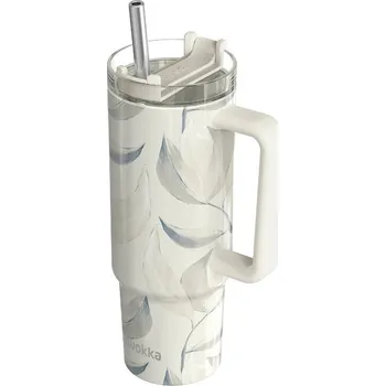 Termoska Quokka Nerezový termohrnek s brčkem Stream Cotton 950 ml