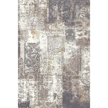 Koberec Agnella Kusový koberec Lush Sewing Abstraktní béžový Rozměr: 160x230 cm