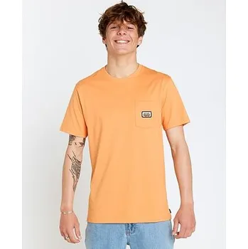 Pánské tričko tričko Rip Curl SURF PARADISE BADGE TEE UPDATE Mandarin Zest velikost M
