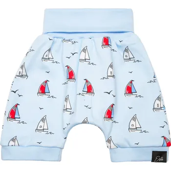 Chlapecké kraťasy ESITO Dětské kraťasy Plachetnice / modrá Barva: Modrá, velikost: 74