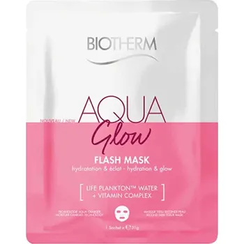 Pleťový krém Hydratační a rozjasňující pleťová maska Aqua Glow (Super Mask) Biotherm - 35 ml + záruka na vrácení do 100 dnů