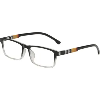 Brýle na čtení Brýle na čtení +2,00 Hranatý tvar s filtrem proti modrému světlu Plastové čtecí brýle z materiálu TR90 Ochrana zraku při práci černá