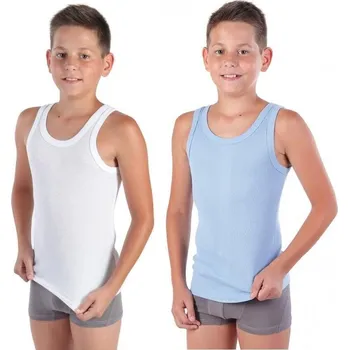 Nátělník Chlapecký nátělník EVONA JANKO Velikost: 122 BÍLÁ (b.002)