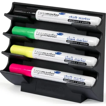 Legamaster Magnetický držák na popisovače pro skleněné tabule, Black LEG-7122100